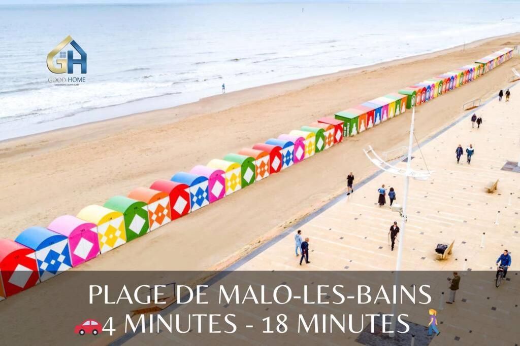 *Le Duplex De Ronsard*Plage Et Centre-Ville Dunkirk Екстер'єр фото